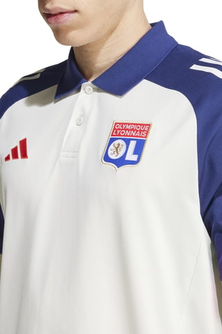 Polo regular Olympique Lyonnais Tiro 24 - Blanc