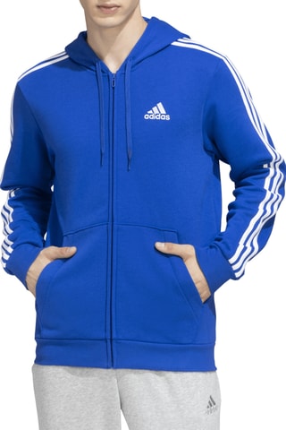 Veste polaire à capuche Essentials - Bleu roi