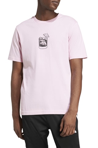 T-shirt regular Lounge Drink - Rose