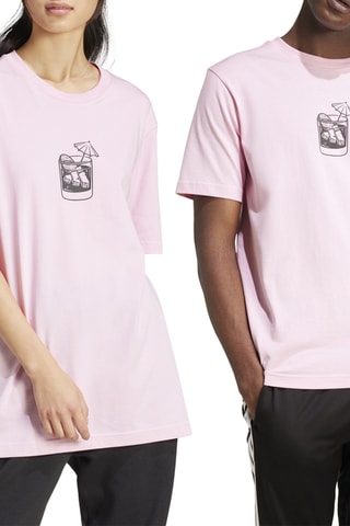 T-shirt regular Lounge Drink - Rose