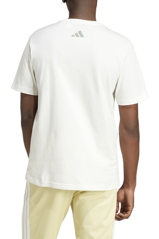 T-shirt regular Lounge Verbiage - Blanc