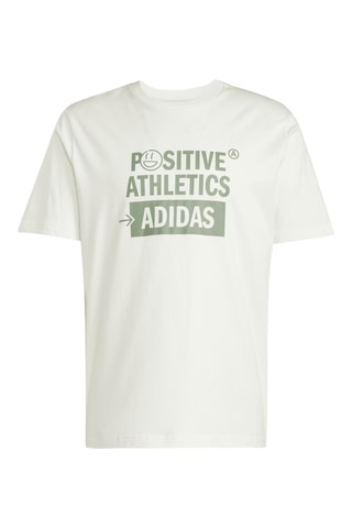 T-shirt regular Lounge Verbiage - Blanc