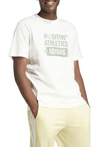 T-shirt regular Lounge Verbiage - Blanc