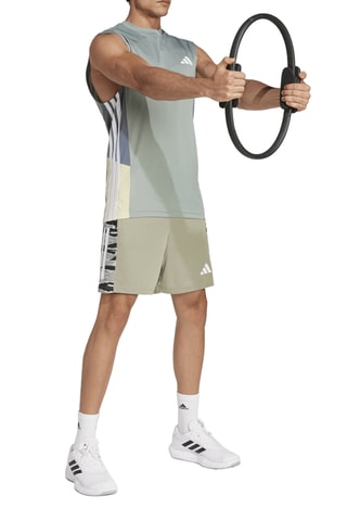 Short regular Essentials - Argenté et kaki