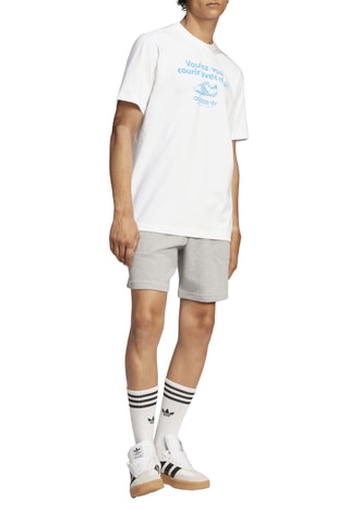 T-shirt regular Graphique - Blanc