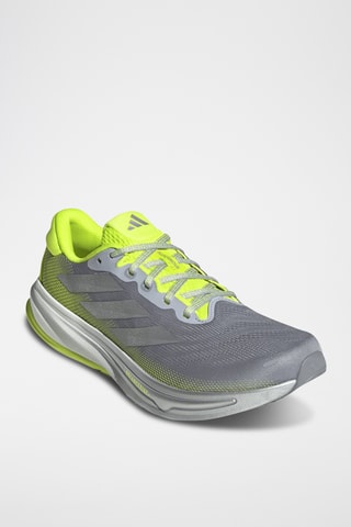 Chaussures de running Supernova Rise 2 - Gris et vert fluo