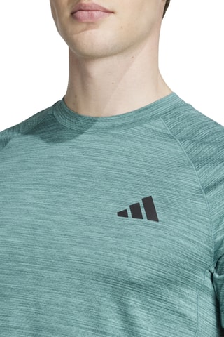 T-shirt slim d’entrainement Gym+ - Vert clair