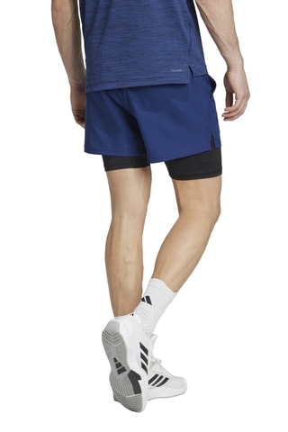 Short 2-en-1 Gym+ - Bleu foncé