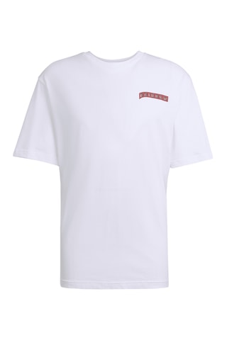 T-shirt loose Graphic - Blanc