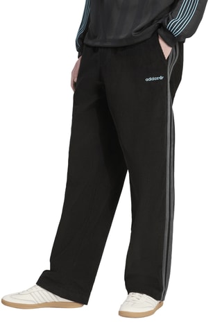 Pantalon regular en velours - Noir