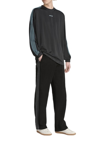 Pantalon regular en velours - Noir