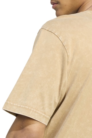 T-shirt tie and dye Washed - Marron clair