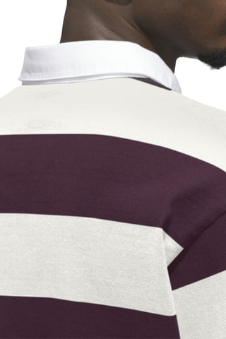 Polo loose Dept. Striped - Blanc