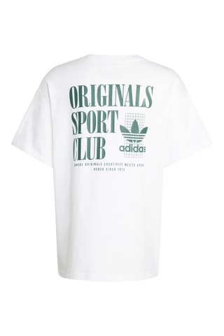 T-shirt loose Club GFX - Blanc