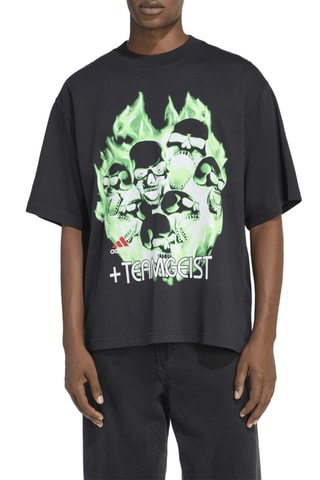 T-shirt loose Teamgeist - Noir