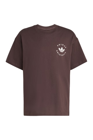 T-shirt Curved Adlg - Marron