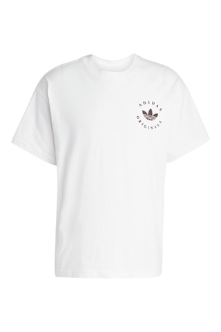 T-shirt loose Trefoil GFX - Blanc