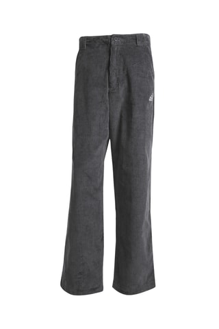 Pantalon loose en velours Cord - Gris foncé