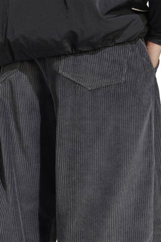 Pantalon loose en velours Cord - Gris foncé