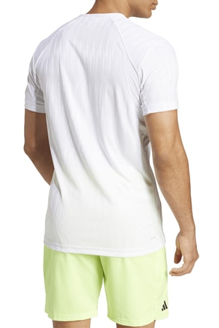 T-shirt slim de tennis Adicolor - Blanc