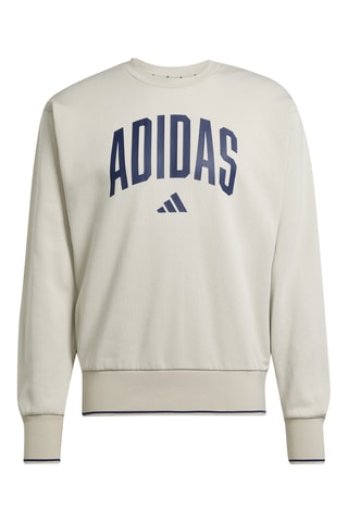 Sweat Sueur Universitaire - Ecru