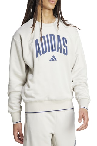 Sweat Sueur Universitaire - Ecru