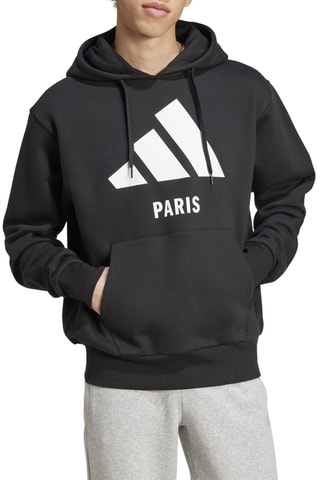 Sweat à capuche Paris - Noir