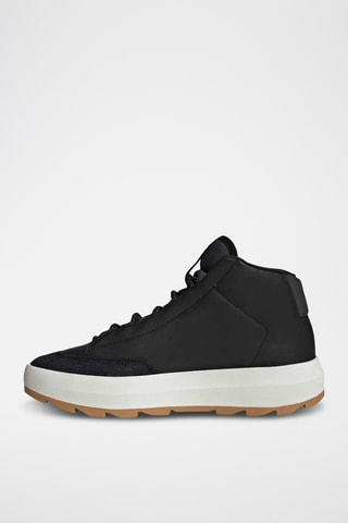 Baskets montantes en cuir Acesmash - Noir