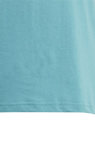 T-shirt regular Trefoil - Bleu canard et blanc