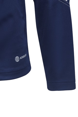 T-shirt slim d'entraînement de football Tiro 23 Club - Bleu marine