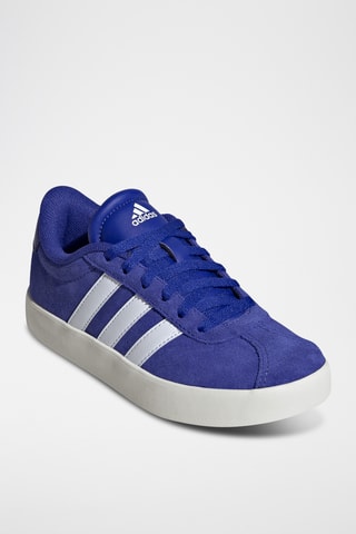 Baskets en nubuck VL Court 3.0 - Indigo et blanc