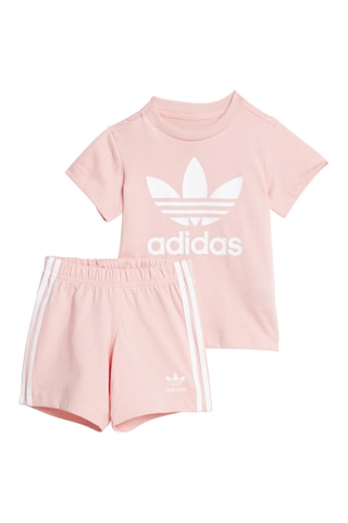 T-shirt et short Adicolor - Rose et blanc