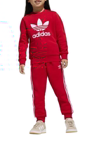 Sweat et pantalon Adicolor - Rouge et blanc