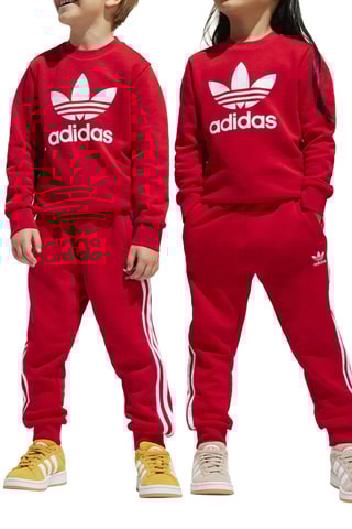 Sweat et pantalon Adicolor - Rouge et blanc