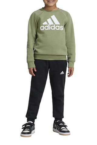 Sweat et pantalon Essentials Logo - Vert olive et noir