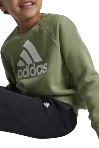 Sweat et pantalon Essentials Logo - Vert olive et noir