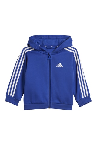 Sweat à capuche et pantalon Essentials - Bleu électrique et gris chiné