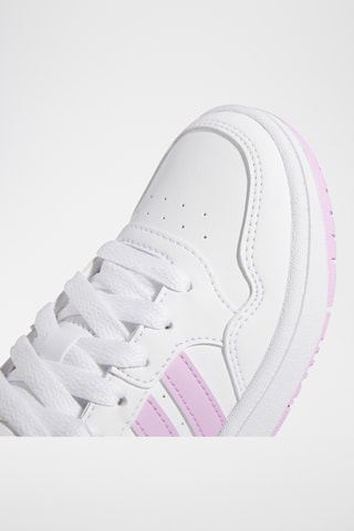 Baskets Hoops - Blanc et violet clair