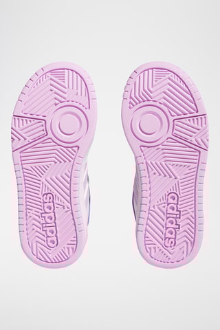 Baskets Hoops - Blanc et violet clair