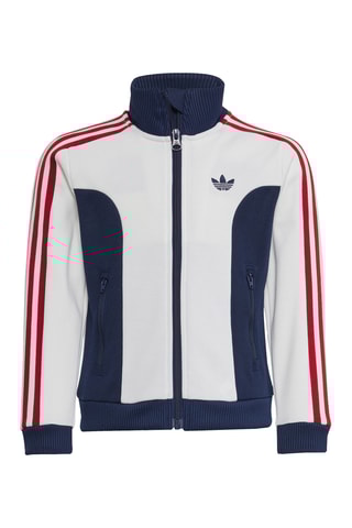 Veste et pantalon de survêtement AOP - Blanc et bleu foncé