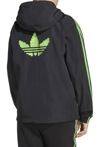 Coupe-vent à capuche Minecraft - Noir