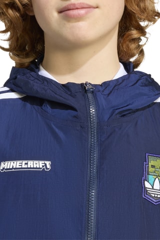 Coupe-vent à capuche Minecraft - Indigo