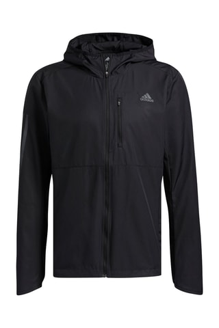 Coupe-vent de running Own the Run Hooded Wind - Noir