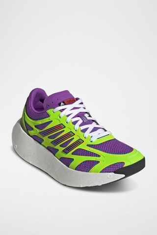 Baskets plateformes - Violet et jaune