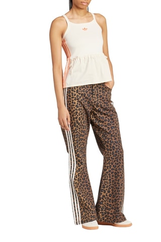 Top - Blanc et orange