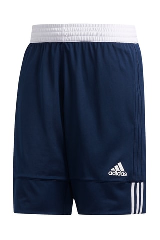 Short de basketball réversible 3G Speed - Bleu marine et blanc