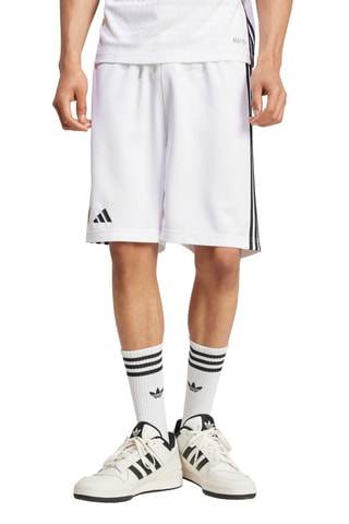 Short de basketball Real Madrid - Blanc et noir
