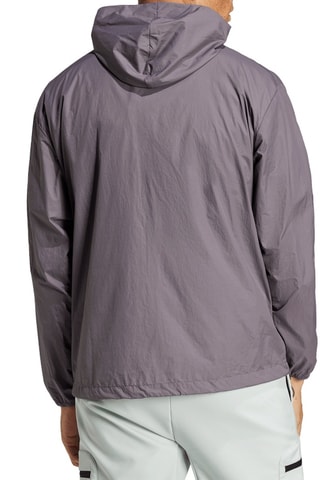 Coupe-vent à capuche City Escape - Gris foncé et anthracite