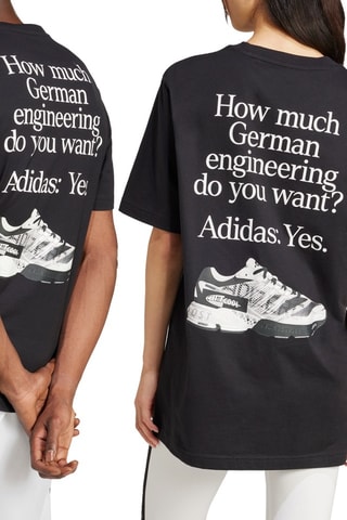 T-shirt German engineering - Noir et blanc