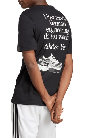 T-shirt German engineering - Noir et blanc